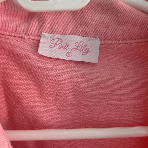 pink lily pink jean jacket - Picture 2 of 9